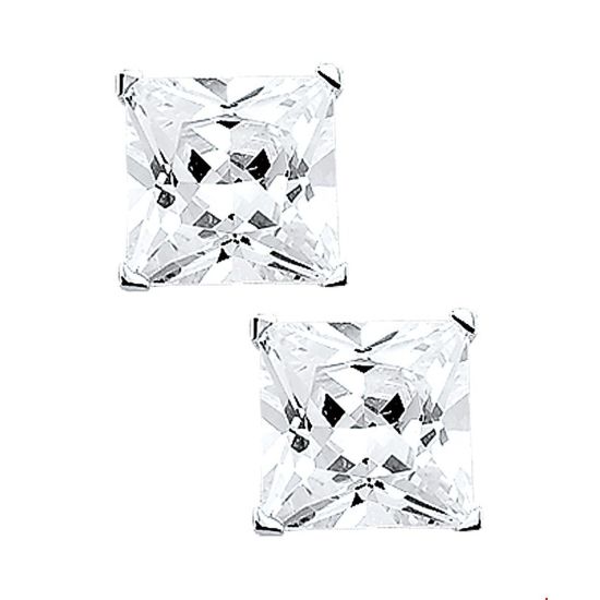 Zilveren oorstekers zirkonia 10mm 1010176