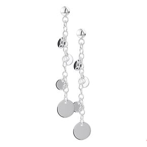 Zilveren oorhanger 1011967