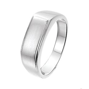 Zilveren ring mat/glans mt19.5 1019432