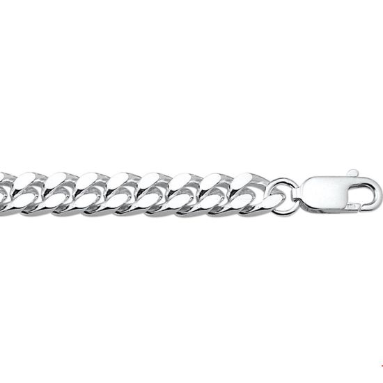Zilveren collier gourmet 7.5mm 50cm 1001812