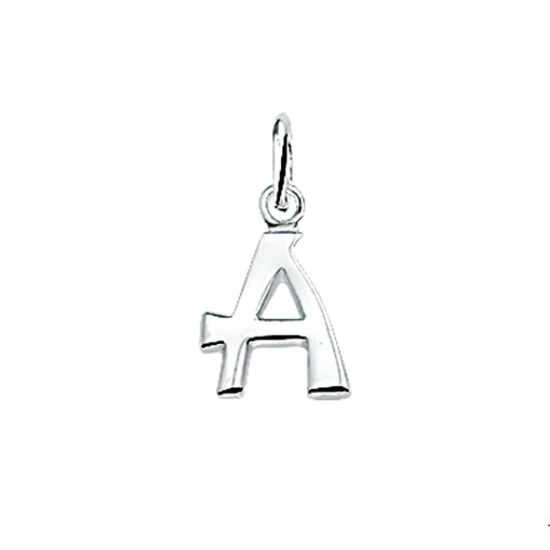 Zilveren hanger letter A 1002759
