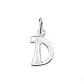 Zilveren hanger letter D 1002764