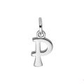Zilveren hanger letter P 1002778