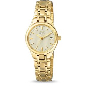 Citizen horloge dames staal/geel EW1262-55P