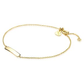 Gouden armband staaf ZGA176
