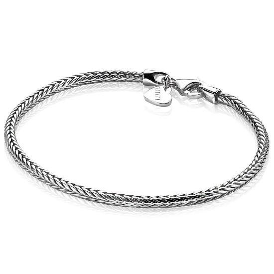 Zilveren armband vossestaart 2,5mm 19cm ZIA1287