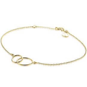 Gouden armband circle ZGA115