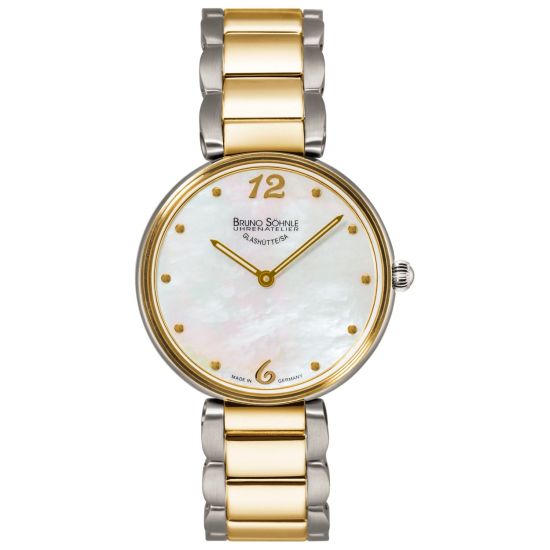 BS horloge dames staal geel 17-23185-950