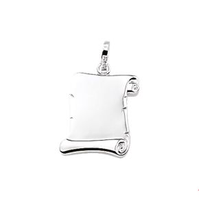 Zilveren hanger plaatje 1005750