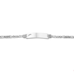 Zilveren plaat armband 11-13cm 1005650