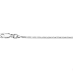 Zilveren collier lengte 42cm gourmet