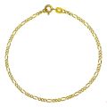 Gouden armband figaro 19cm 4003984