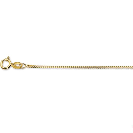 Gouden collier gourmet 50cm 1mm 4004604