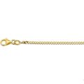Geelgouden gourmet collier 50cm 2.2mm 7gr