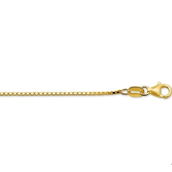 Gouden collier venetiaans 50cm 1.3mm 4003911