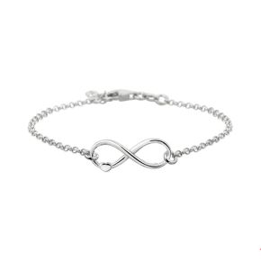 Zilveren armband infinity 1320227