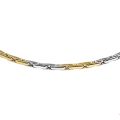 Gouden collier bicolor 45cm 10.4gr 4207227