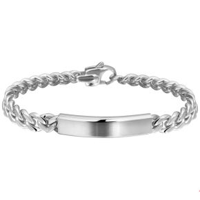 Stalen plaat armband 9mm 19cm 6504845
