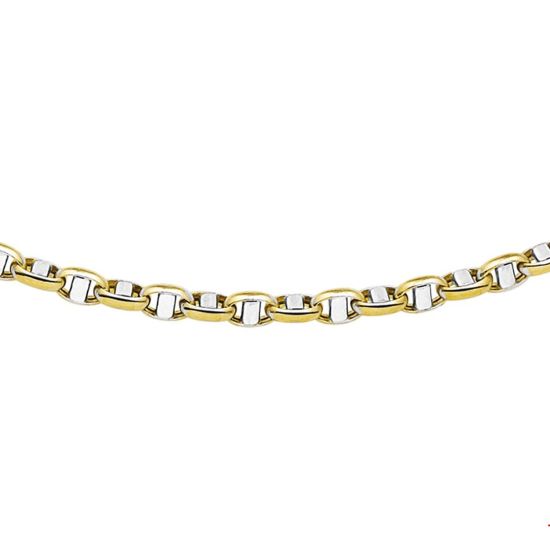 Gouden collier bicolor 45cm 3.5mm 4207629