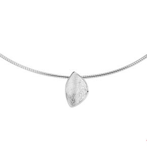 zilveren collier met hanger mat