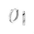 Zilveren oorringen bewerkt 2,5x14mm 1325052