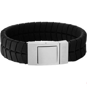Lederen heren armband heren