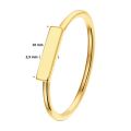 Gouden ring mt 17,25 4019755
