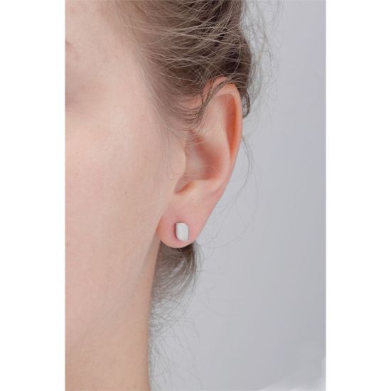 Boccia oorstekers titanium mat/glans 05008-01