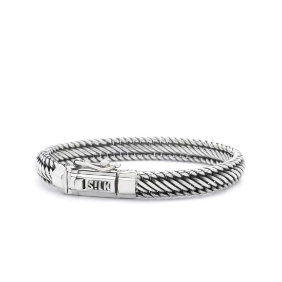 Zilveren armband weave 743/18