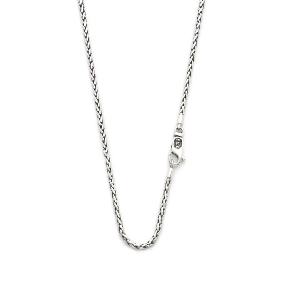 Zilveren collier fox 169/45cm