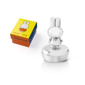 Zilverstad verzilverde Tanden/haarlok doosje Nijntje 6876261