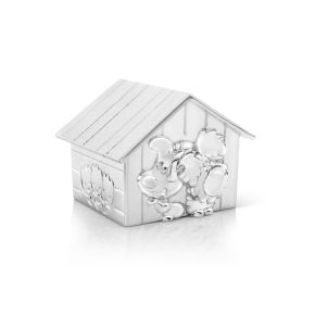 Verzilverde spaarpot Woezel & Pip 7266261