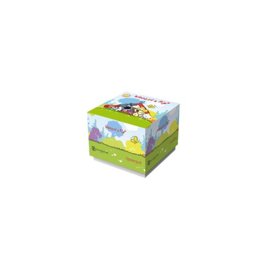 Zilverstad verzilverde spaarpot Woezel & Pip 7266261