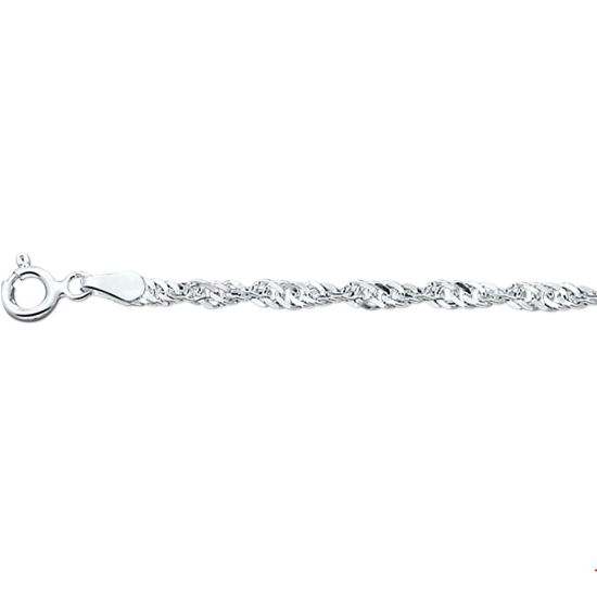 Zilveren armb singapore 19cm