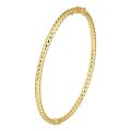 Goud/zilver bangle 3x60mm 3,7gr 5000182