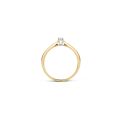 Gouden ring bicolor zirkonia 1186BZI/56
