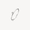 Witgouden ring gladom zirkonia 1198WZI/54