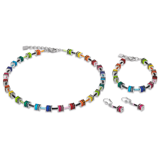 CdL armband multi color staal 4409/30-1500