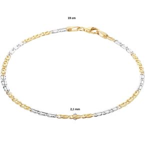 Gdn armband bicolor valkenoog 19cm 4208482