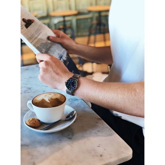 Olympic horloge heren staal rekband OL72HSS282 