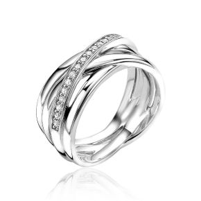 Zilveren ring met zirkonia ZIR1790-58