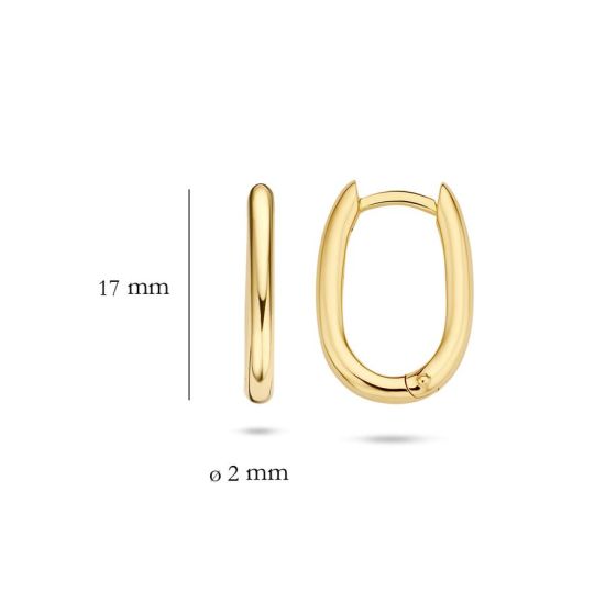 Blush gouden oorringen 7219YGO 