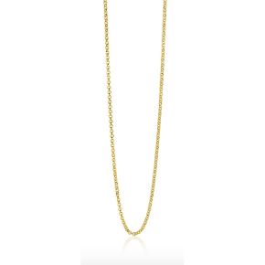 ZIlveren collier geel verguld ZILC-J45G