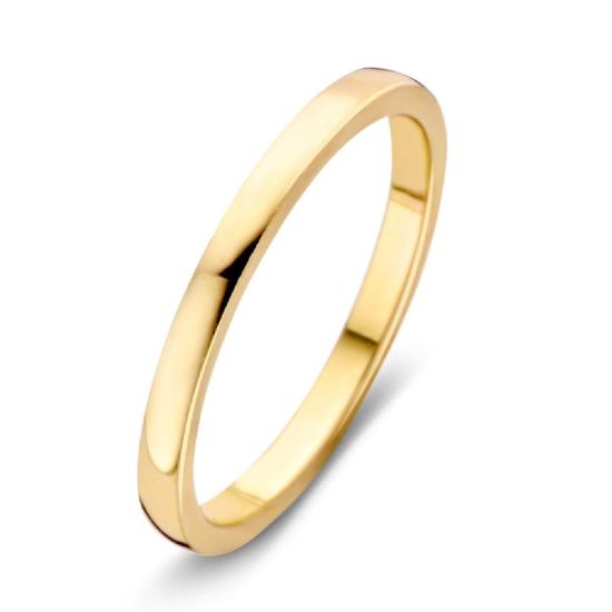 Gouden ring mt 54