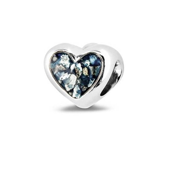 Zilveren bedel hart 804S