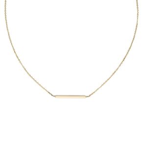 Gouden collier balkje JKN20052