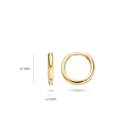 Gouden oorringen 1,5x10mm 7232YGO