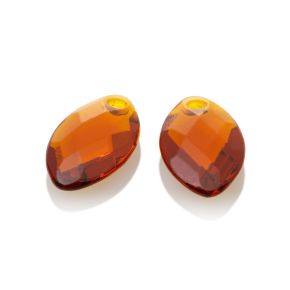 SJ oorbelbedels citrine leaf EAGEM38-FCLF-S