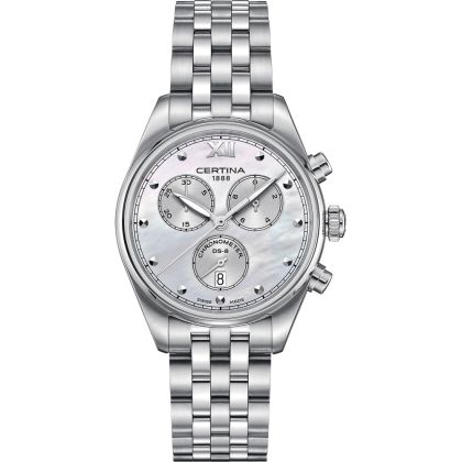 Certina DS 8 horloge dames staal C0332341111800