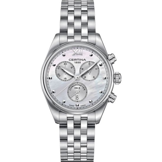 Certina DS 8 horloge dames staal C0332341111800